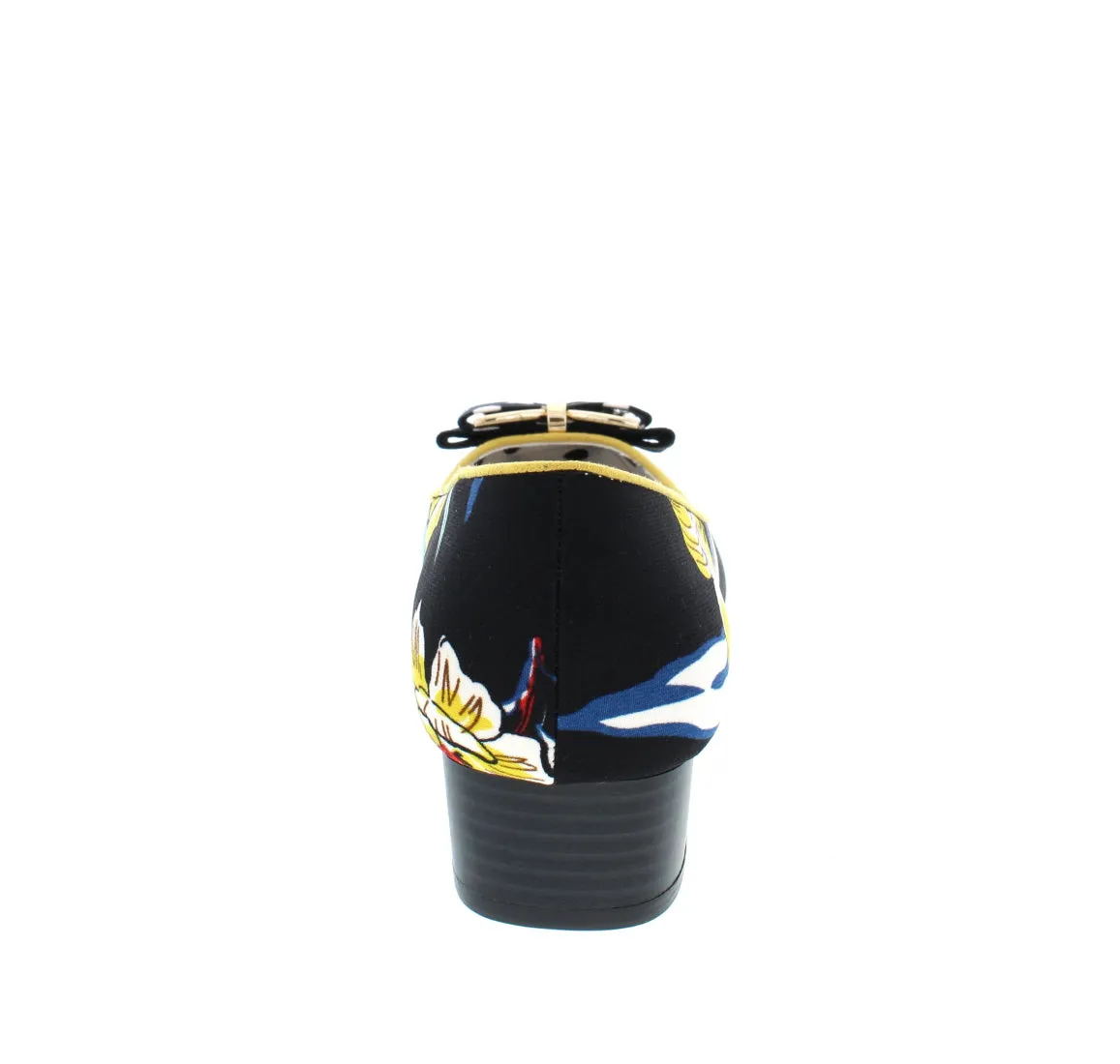Ruby Shoo June - Black Floral