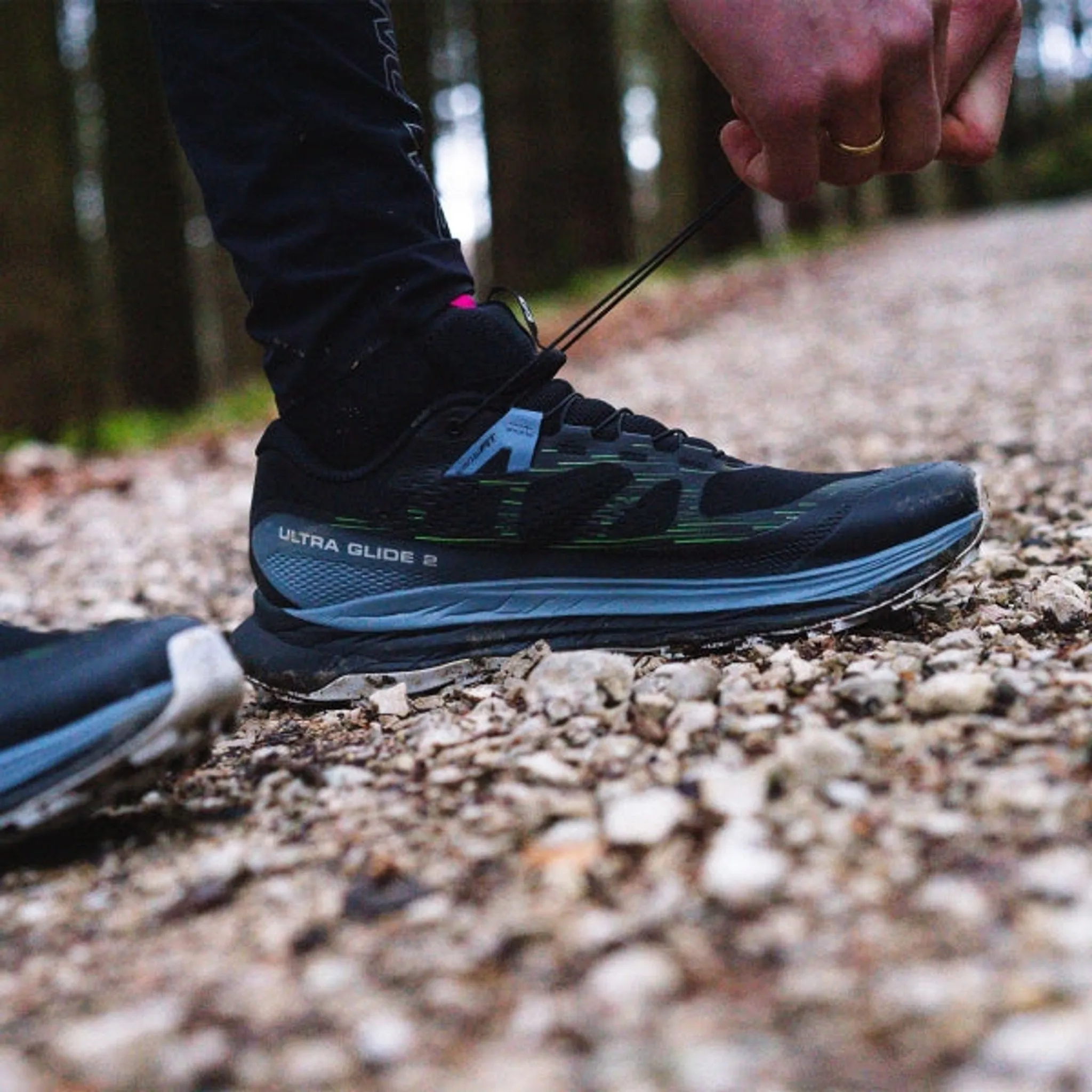 Salomon - Ultra Glide 2 - Men's - Black/Flint Stone/Green Gecko