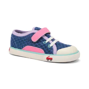 Saylor Shoe | Dark Blue & Pink