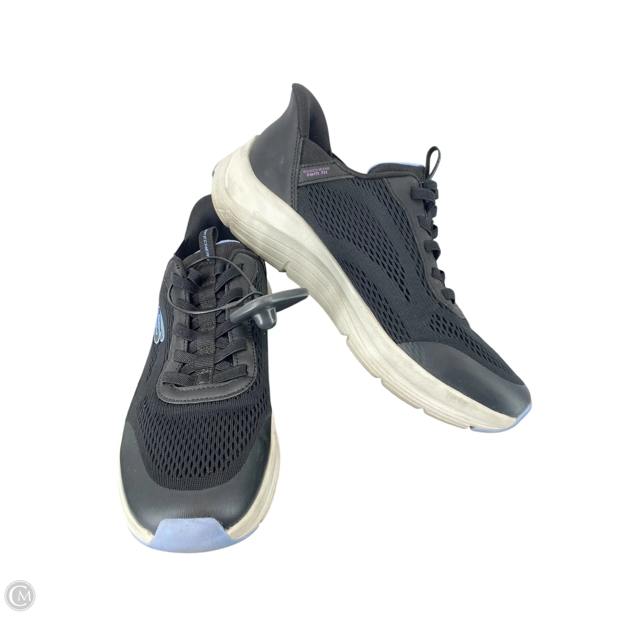 Shoes Athletic By Skechers In Black, Size: 9.5