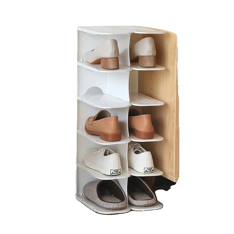 Space Saving Shoe Rack Bathroom Kitchen Shoe Slippers Rack