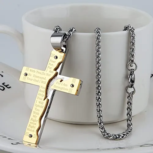 Stainless Steel Spiritual Necklace For Men's