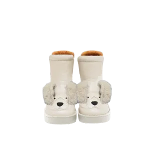 Thuru Exclusive Boots | Golden Retriever | Ivory Leather