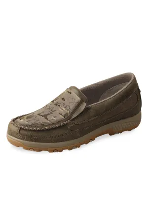 Twisted X Mocs Womens Desert Scene Bomber/Taupe