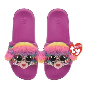 Ty Reversible Sequin Slides - Rainbow the Poodle