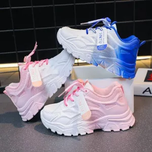 Ultra-Light Breathable Kids Sports Shoes Spring Autumn New Style Primary School Students Running Shoes Boys Girls Net Face