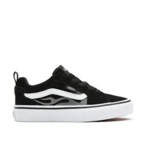 Vans Boys Filmore Vn0a3mvp3rv1 Black Suede Flame