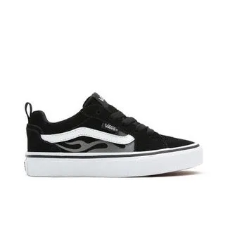 Vans Boys Filmore Vn0a3mvp3rv1 Black Suede Flame