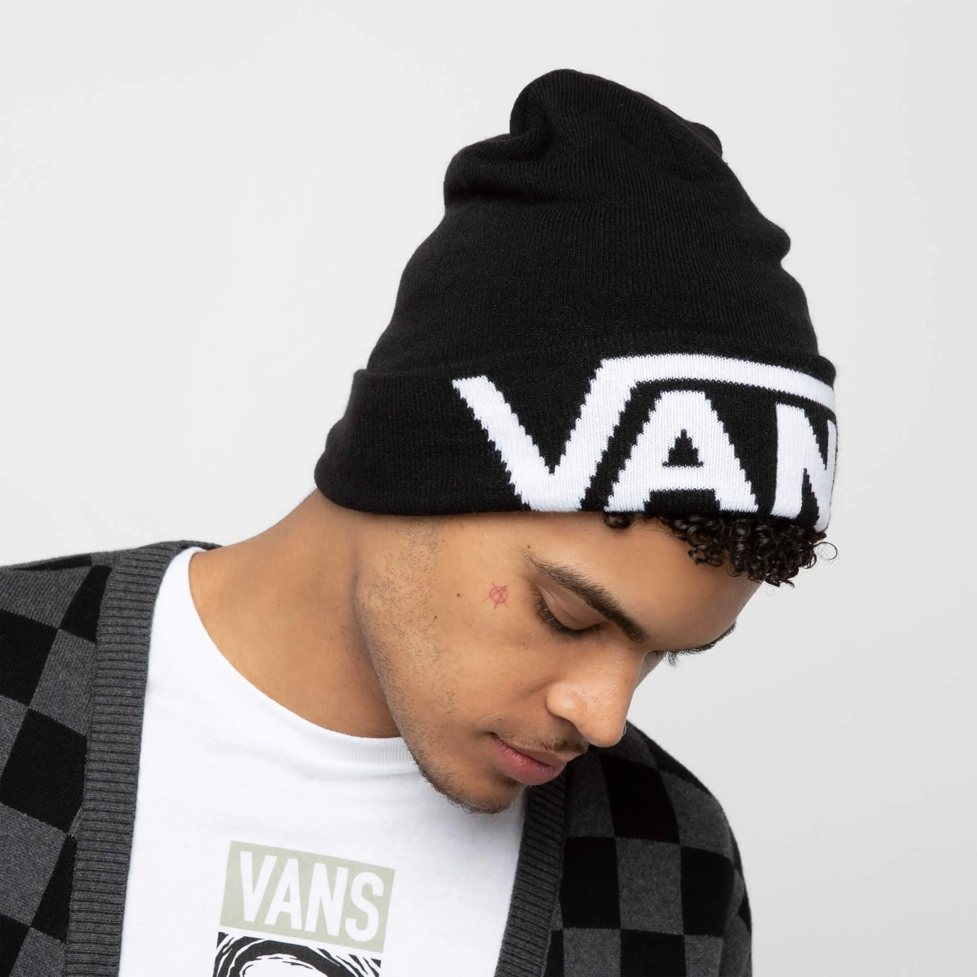 Vans Drop V Tall Cuff Beanie Black