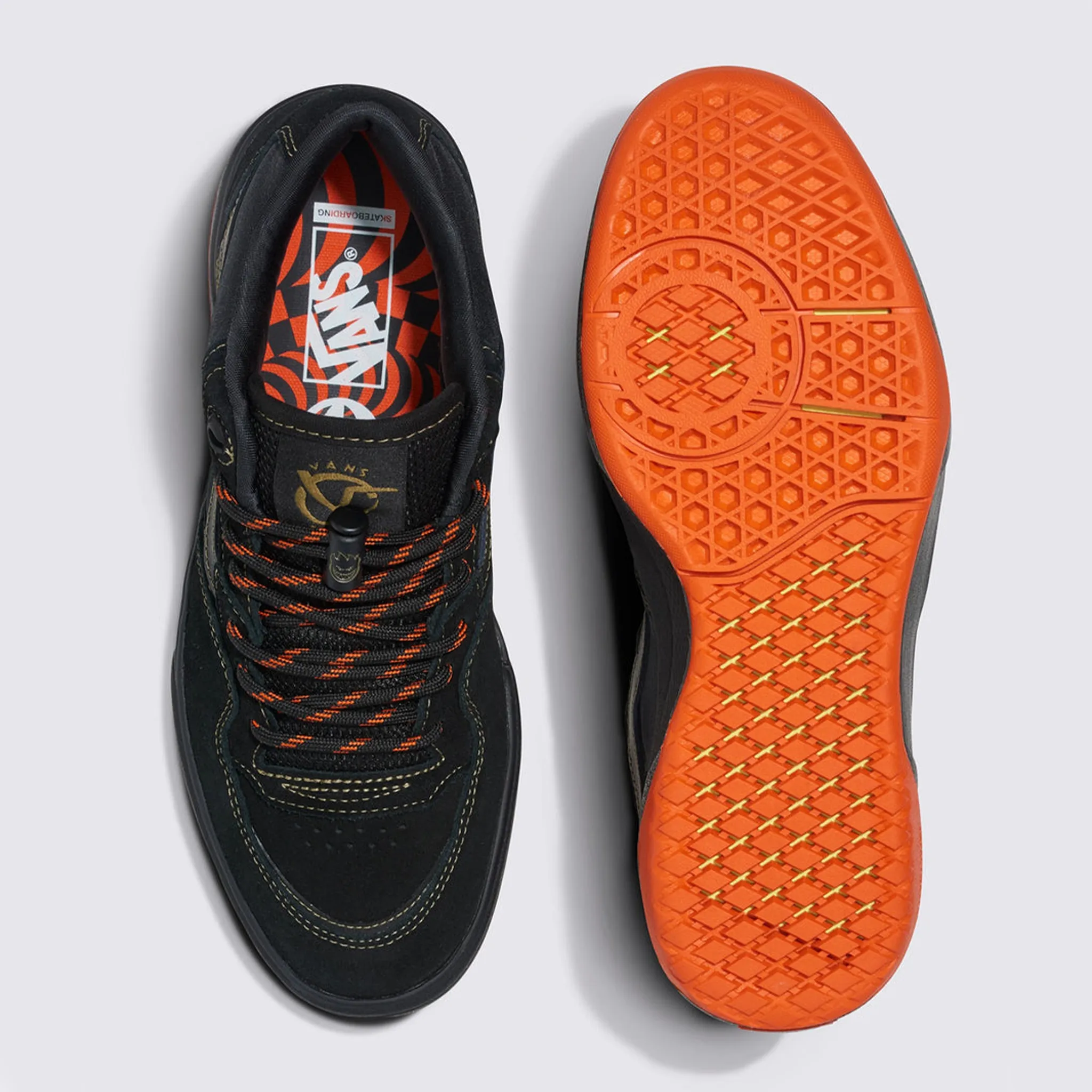 Vans X Spitfire Rowan 2 Shoe Black/Flame