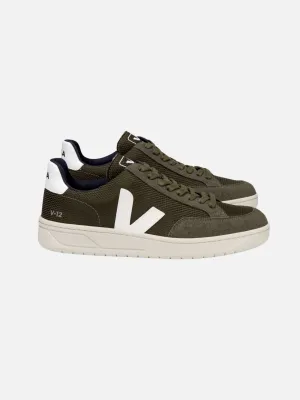 Veja V-12 Vegan B-Mesh - Olive White