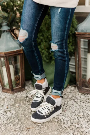 Very G Snuggly Sneakers- Charcoal