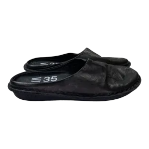 VIBAe Roma leather slippers, preto black | 35