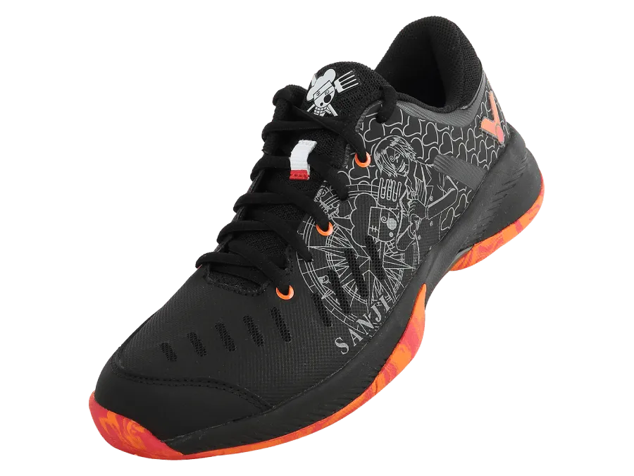Victor X One Piece Sanji (Unisex) Badminton Court Shoe [Black] Limited Edition A-OPS C
