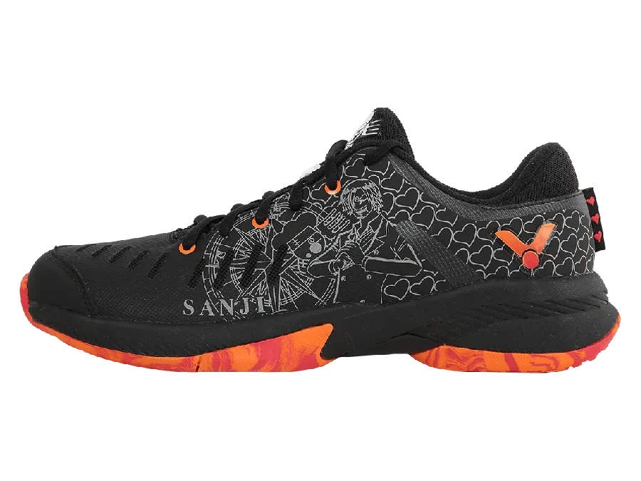 Victor X One Piece Sanji (Unisex) Badminton Court Shoe [Black] Limited Edition A-OPS C