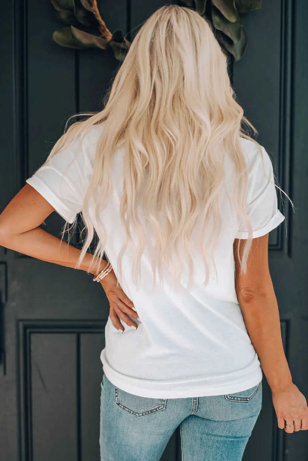 White American Honey Graphic Casual Tee