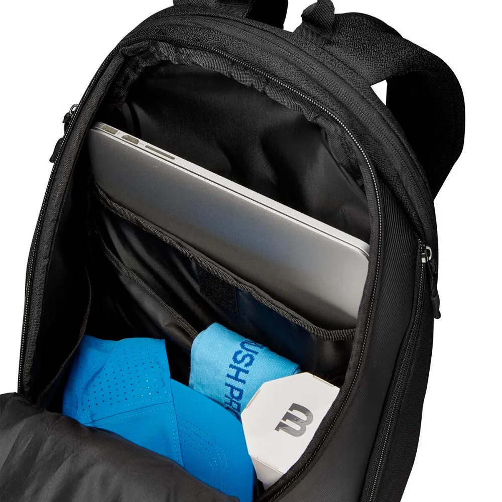 Wilson RF DNA Federer Backpack Racquet Bag (Black)