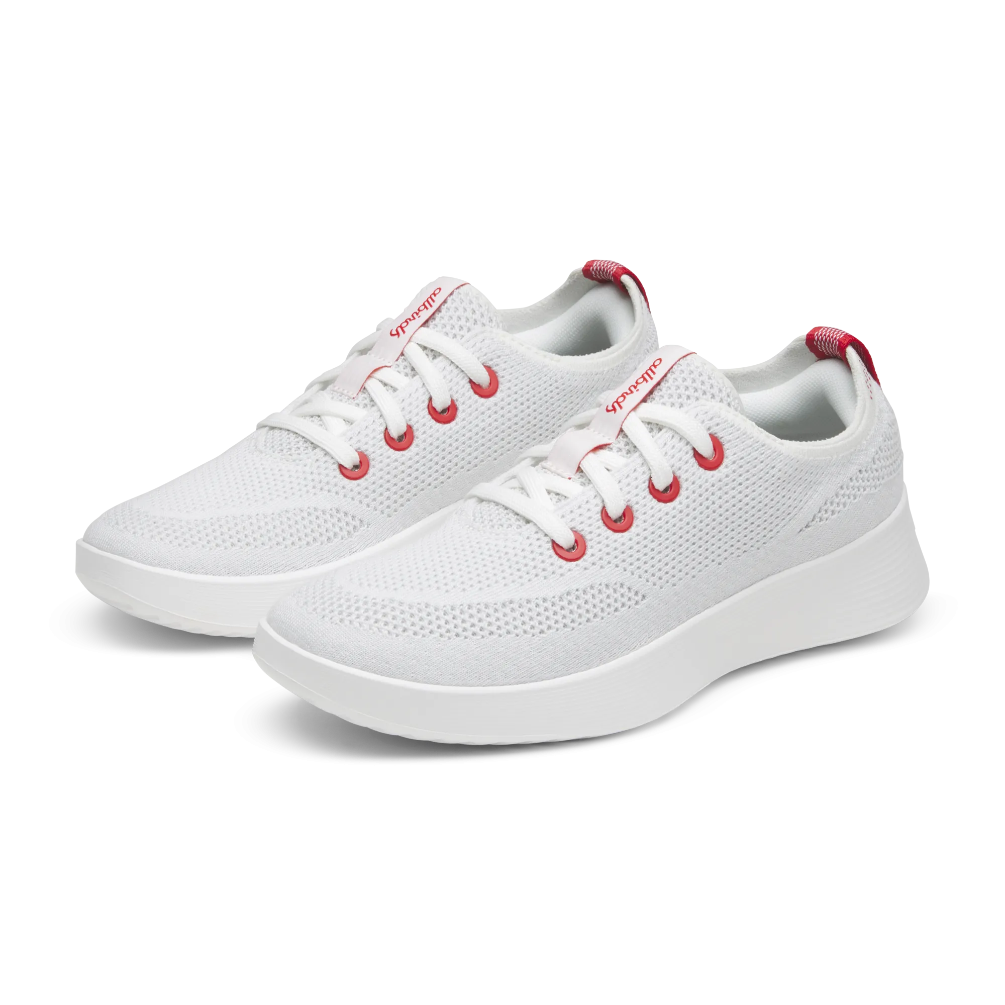 Women's Tree Runner Go - Blizzard/Bold Red (Blizzard Sole)