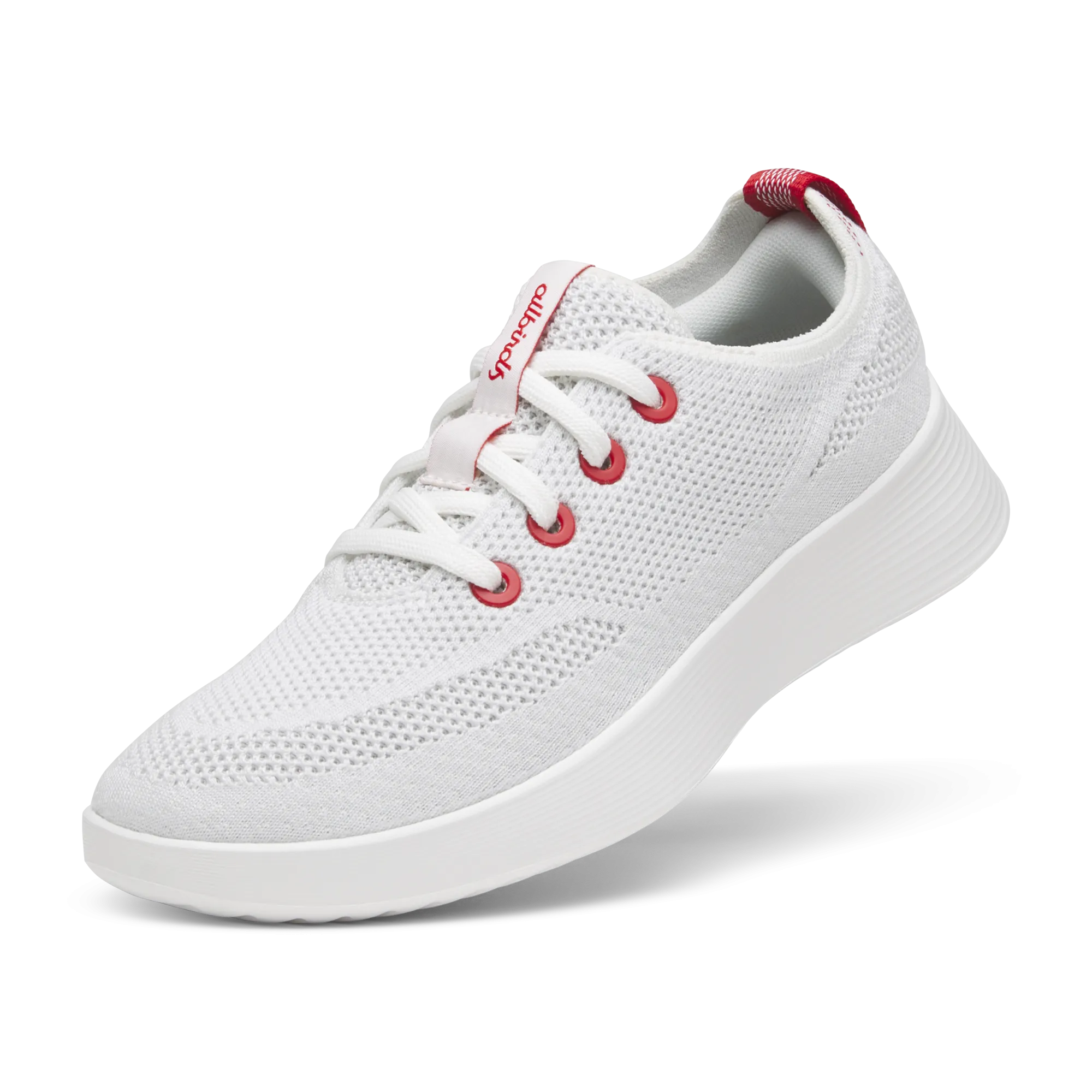 Women's Tree Runner Go - Blizzard/Bold Red (Blizzard Sole)