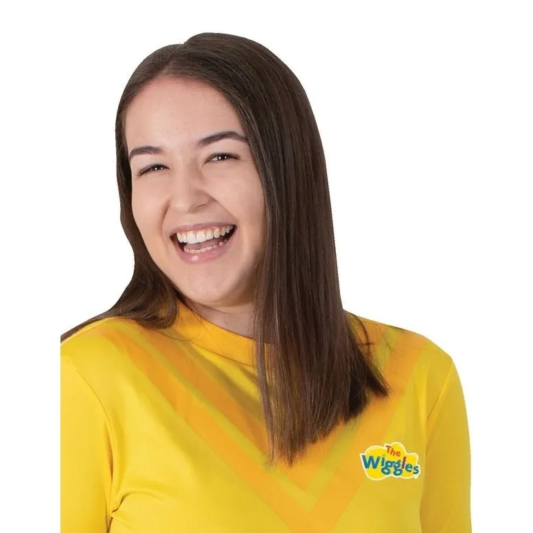 Yellow Wiggle Costume Top, Adult