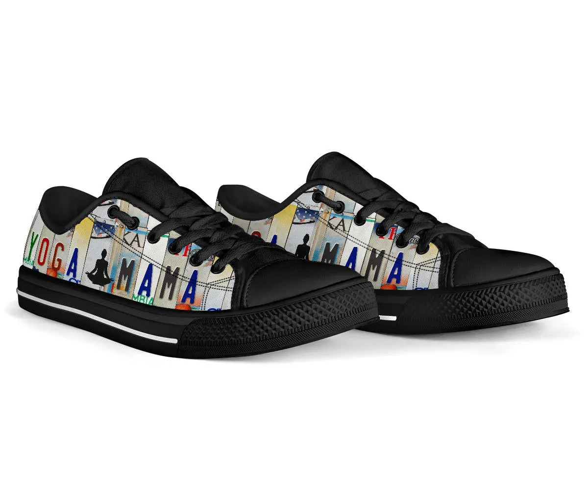 Yoga Mama - Women’s Low Top Shoes Black