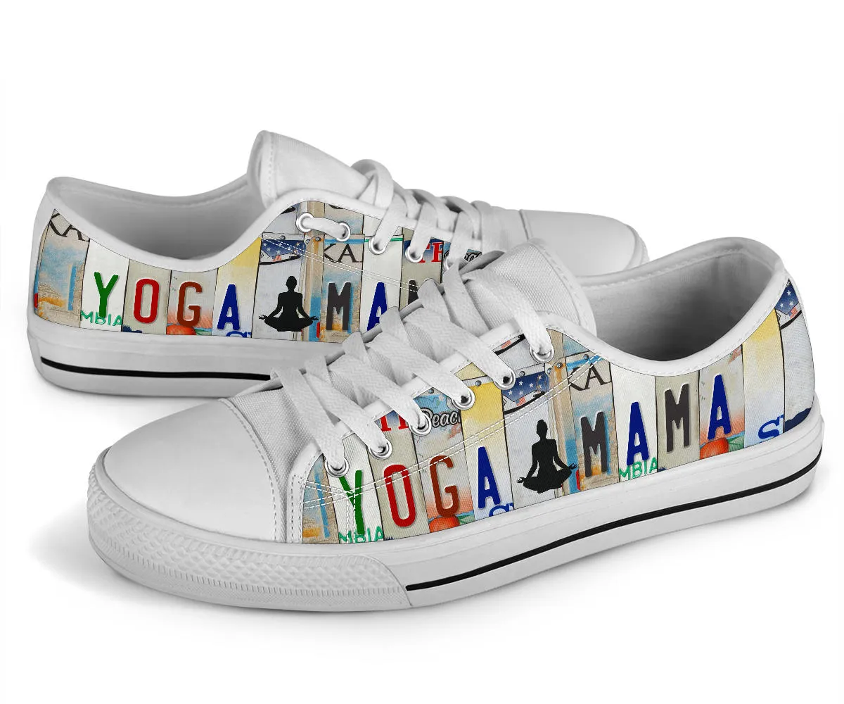 Yoga Mama - Women’s Low Top Shoes White